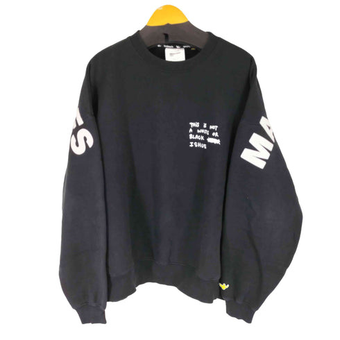 マークゴンザレス Mark Gonzales 背面ロゴプリント 裏起毛 クルーネックスウェット メンズ JPN:L