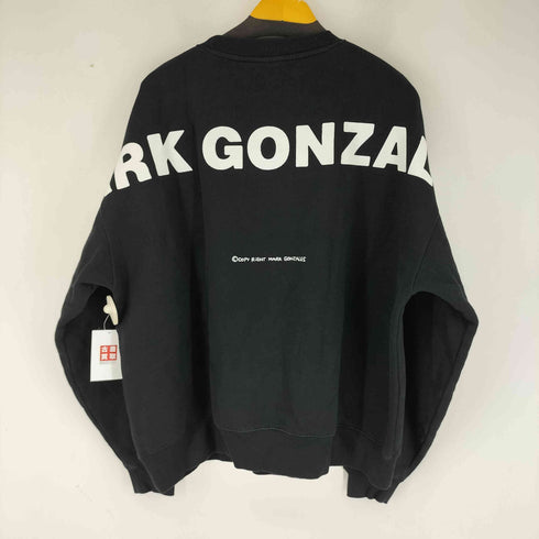 マークゴンザレス Mark Gonzales 背面ロゴプリント 裏起毛 クルーネックスウェット メンズ JPN:L