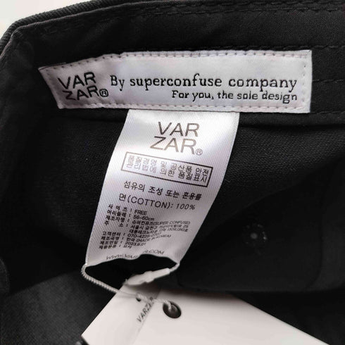 バザール VARZAR Stud logo over fit ball cap スタッドロゴ オーバーフィット ボール キャップ レディース