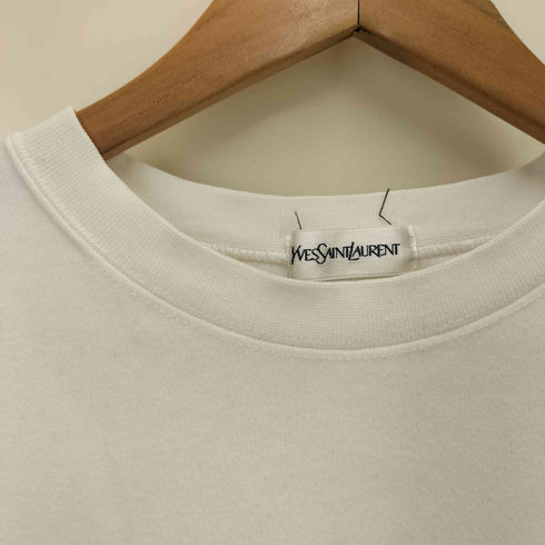 イヴサンローラン Yves Saint Laurent ロゴプリントクルーネックスウェット レディース JPN:M