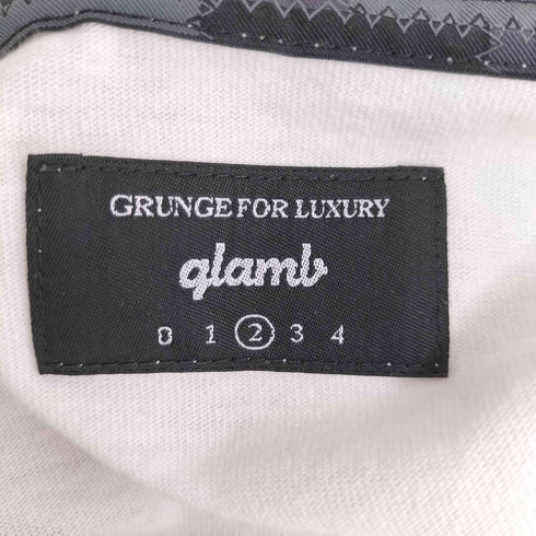 グラム glamb フロントプリント L/S Tシャツ メンズ JPN:2