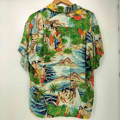 サンサーフ SUN SURF FESTIVAL OF THE SEA マトソン メニュー柄 S/S アロハシャツ メンズ