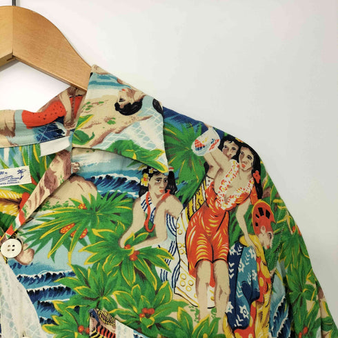 サンサーフ SUN SURF FESTIVAL OF THE SEA マトソン メニュー柄 S/S アロハシャツ メンズ