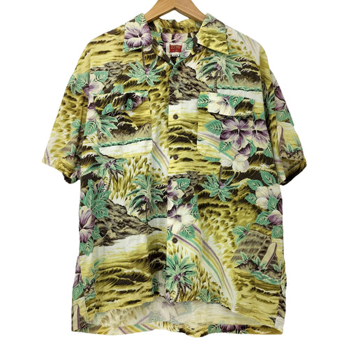 Traditional Manial オープンカラー S/S アロハシャツ メンズ
