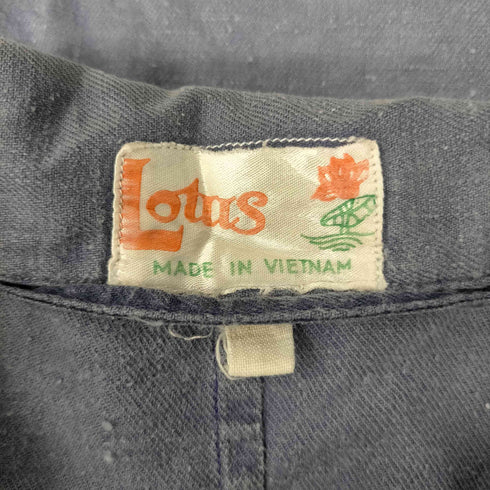 ロータス LOTUS 90-00S ワーク カバーオール シャツ ジャケット メンズ