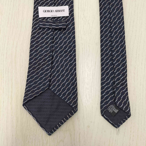 ジョルジオアルマーニ Giorgio Armani イタリア製 総柄 シルクネクタイ メンズ
