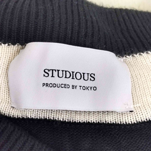 ステュディオス STUDIOUS シルクブレンドVネックチルデンニット メンズ JPN:3