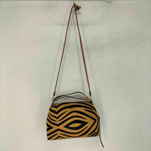 GIANNI CHIARINI ハラコ ゼブラ ショルダーバッグ レディース