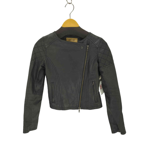 ロイヤルパーティー ROYAL PARTY PIG LEATHER ピッグレザー ダブルライダースジャケット レディース 38