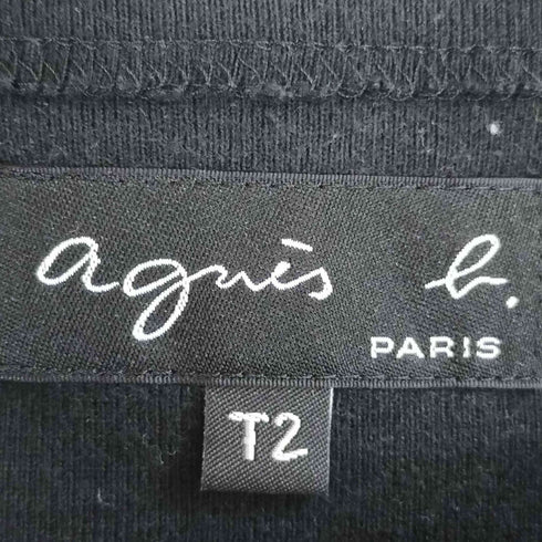 アニエスベー agnes b. PARIS ボートネック カットソー レディース T2