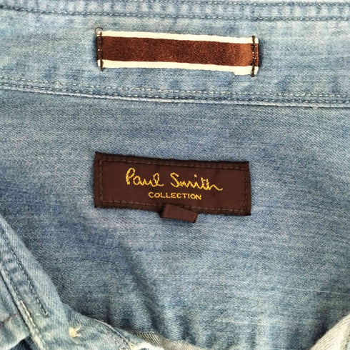 ポールスミスコレクション Paul Smith COLLECTION コットン S/Sシャンブレーシャツ メンズ import:XL