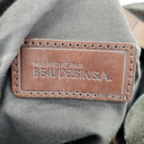 ボーデッサン beau dessin S.A製 牛革 レザートートバッグ メンズ