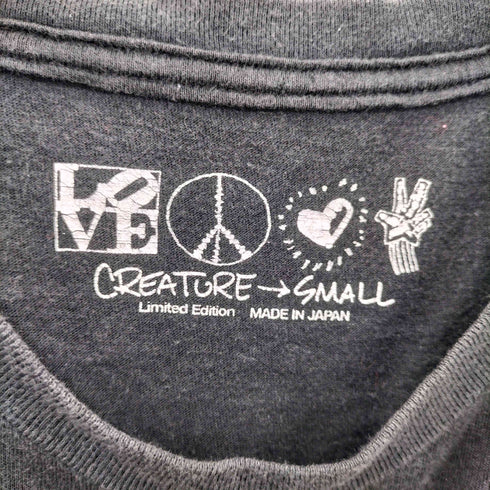CREATURE FROM THE LIVING ハンドプリント 半袖Tシャツ カットソー select メンズ S