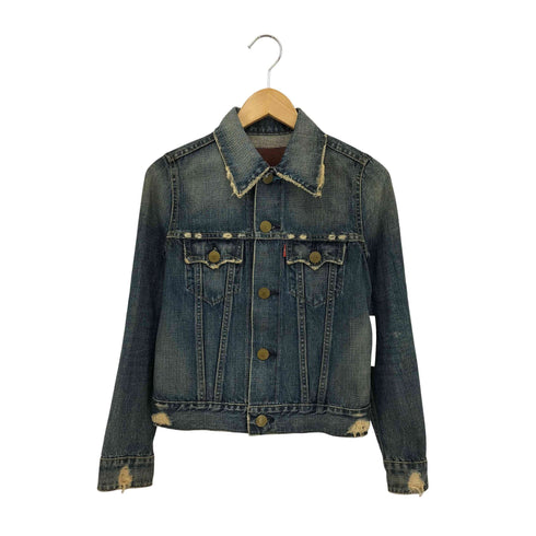 リーバイス Levis 78000-03 ダメージ加工 デニム トラッカー ジャケット レディース M