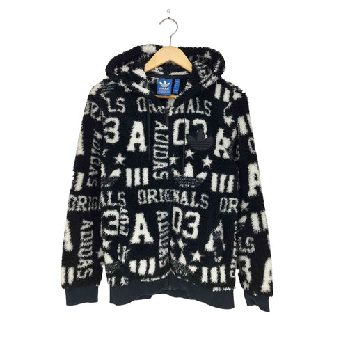 アディダスオリジナルス adidas Originals Boa Fleece JKT 総柄フリースジャケット メンズ JPN:S