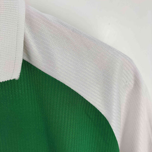GUINNESS サッカーボールプリント ツートン 半袖ポロシャツ メンズ import:L