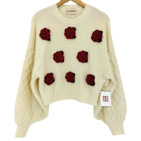 ポピートーキョー poppy tokyo FLOWER GARDEN KNIT フラワー ガーデン ニット レディース