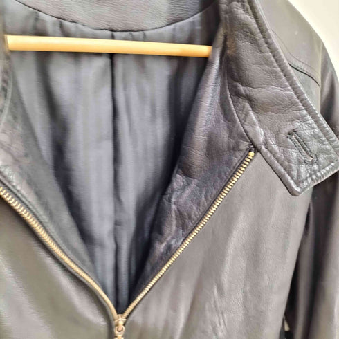 本革 レザー ボンバー ジャケット メンズ