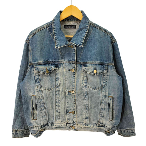 クロップド トラッカージャケット デニムジャケット レディース import:L