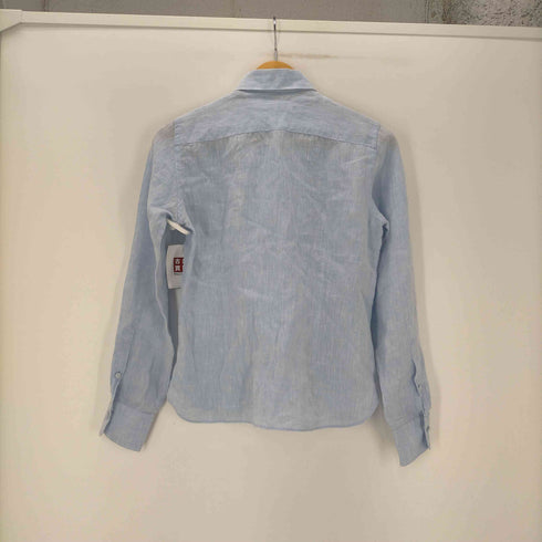 メーカーズシャツカマクラ Makers Shirt 鎌倉 麻 リネン 100% L/S キューバ シャツ レディース 9
