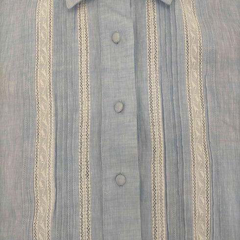 メーカーズシャツカマクラ Makers Shirt 鎌倉 麻 リネン 100% L/S キューバ シャツ レディース 9
