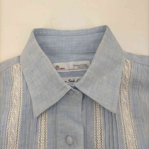メーカーズシャツカマクラ Makers Shirt 鎌倉 麻 リネン 100% L/S キューバ シャツ レディース 9
