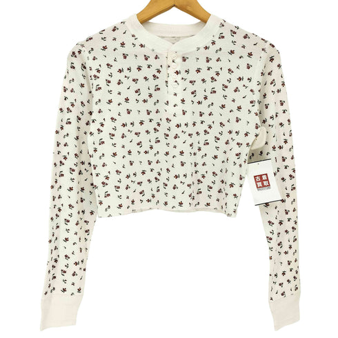 ロクビューティーアンドユースユナイテッドアローズ 6 BEAUTY & YOUTH UNITED ARROWS FAITH MILLS 別注 THERMAL HENRY PULLOVER TOP レディース FREE