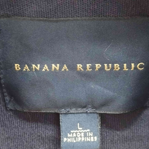 バナナリパブリック BANANA REPUBLIC 異素材切替 マルチポケット 比翼ジップ ミリタリー ジャケット ダブルジップ メンズ import:L