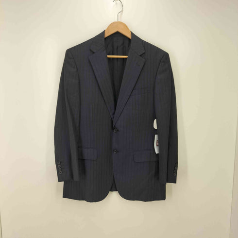 バーバリーロンドン BURBERRY LONDON ストライプ ウール 2Bテーラードジャケット スーツセットアップ メンズ