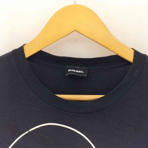 ディーゼル DIESEL プリント L/S クルーネックTシャツ メンズ S
