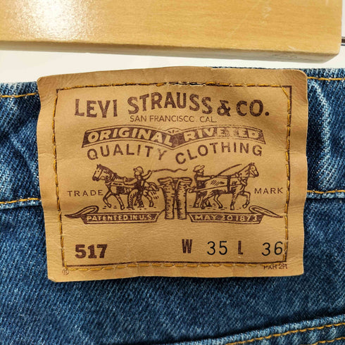 リーバイス Levis 93年11月製造 USA製 517 ブーツカット デニム パンツ メンズ W35 L36