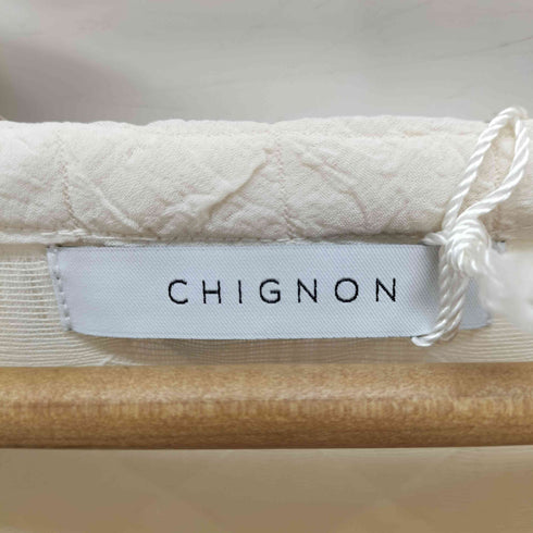 シニヨン Chignon プリーツカットソー レディース FREE