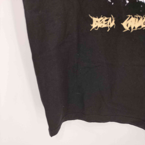 Been Caught Buttering デスメタル バンド アートワーク プリント S/S Tシャツ メンズ import:L