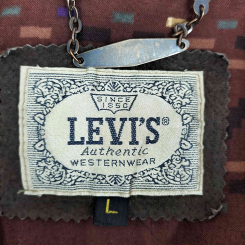 リーバイス Levis authentic westernwear スエードレザージャケット メンズ import:L