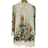 スカラー ScoLar 花柄 L/S ビックシルエット シャツ レディース JPN:M