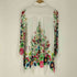 スカラー ScoLar 花柄 L/S ビックシルエット シャツ レディース JPN:M