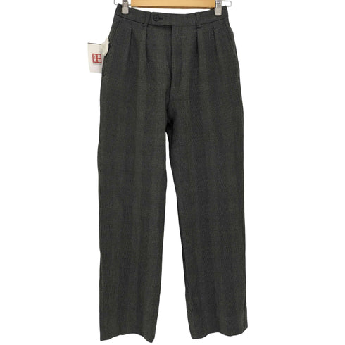 カルバンクライン CALVIN KLEIN チェック ウール 2タック スラックス メンズ 79
