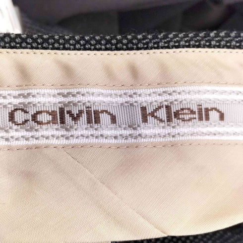 カルバンクライン CALVIN KLEIN チェック ウール 2タック スラックス メンズ 79