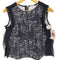 ランバンオンブルー LANVIN en Bleu サイドシアー バックジップ ツイード ノースリーブカットソー レディース EUR:38