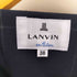 ランバンオンブルー LANVIN en Bleu Vネック タック チェック柄 ノースリーブワンピース レディース EUR:38
