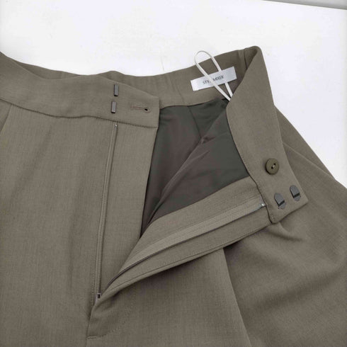 スタイルミキサー STYLEMIXER 25SS ツータック ハーフ パンツ レディース JPN:M