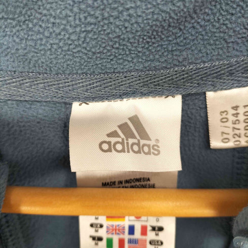 アディダス adidas 00s- フィンガーホール ハーフジップフリースジャケット メンズ O
