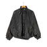ザラ ZARA COLLECTION FAUX LEATHER BOMBER JACKET フェイクレザー ボンバー ジャケット レディース import:S