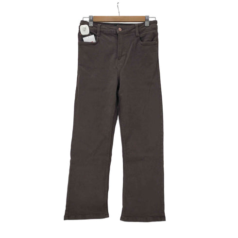 ザラ ZARA MINI FLARE HIGH-WAIST JEANS ミニ フレア ハイウエスト ジーンズ デニム パンツ レディース EUR:38