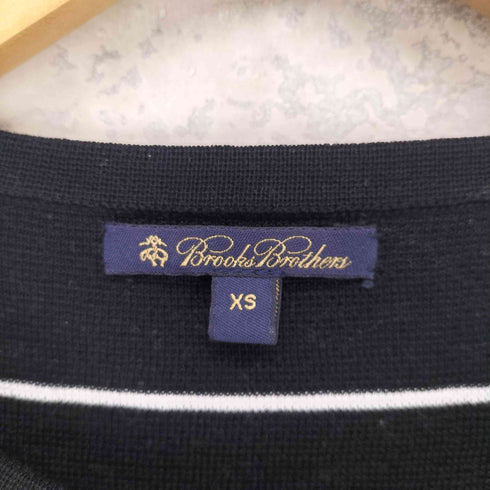 ブルックスブラザーズ BROOKS BROTHERS ボーダー柄コットンニットワンピース レディース XS