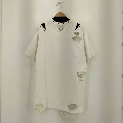 DIM MOIRE SkullダメージTシャツ SWEET レディース FREE