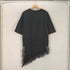 ザラ ZARA COMBINATION LACE T-SHIRT レースコンビ Tシャツ レディース import:M