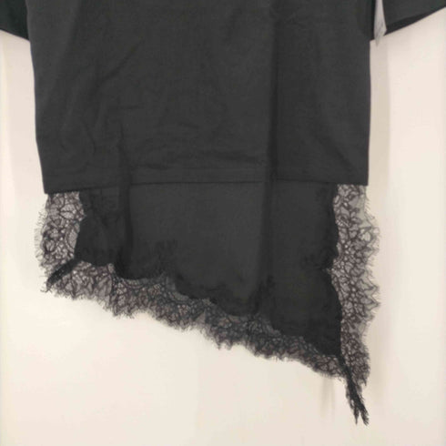 ザラ ZARA COMBINATION LACE T-SHIRT レースコンビ Tシャツ レディース import:M