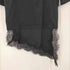 ザラ ZARA COMBINATION LACE T-SHIRT レースコンビ Tシャツ レディース import:M