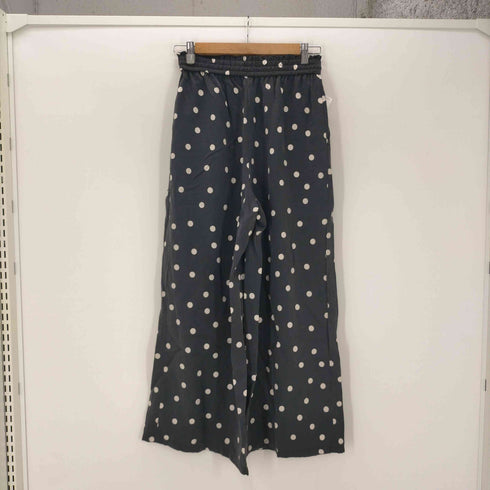 ジャーナルスタンダードレリューム JOURNAL STANDARD relume 26SS ランダムドット ギャザー ワイド パンツ レディース JPN:36